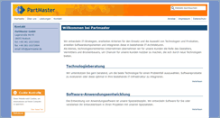 Desktop Screenshot of partmaster.de